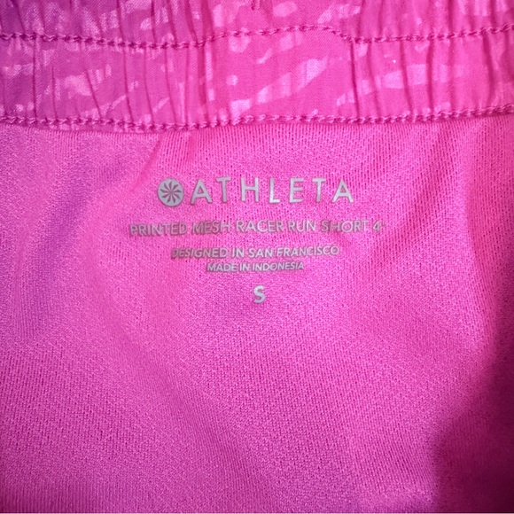 Athleta| EUC Magenta/Pink Mesh Racer Running Shorts - Picture 8 of 8